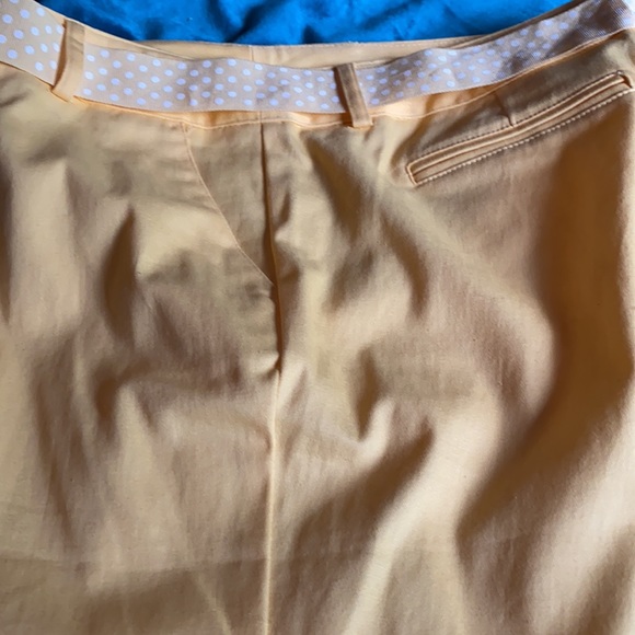 SOLD  NOT FOR SALE yellow Capris - Picture 5 of 8